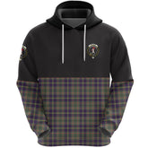 Taylor Weathered Clan Half Of Tartan Hoodie
